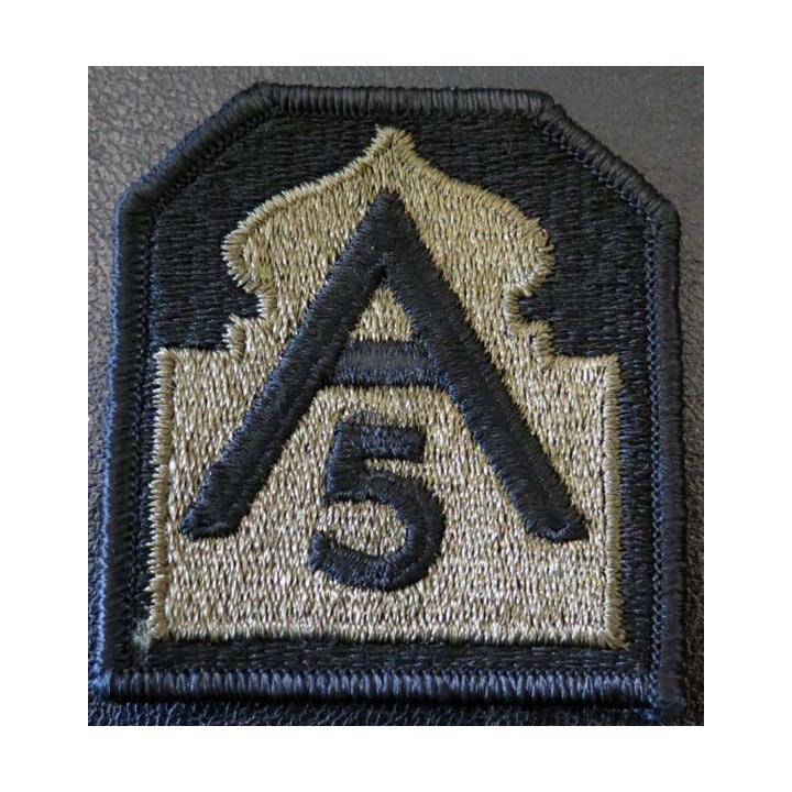 USA : insigne de bras US patch A 5 5° armée basse visibilité