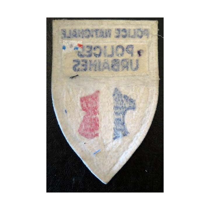 POLICE : Insigne de la police nationale polices urbaines en tissu