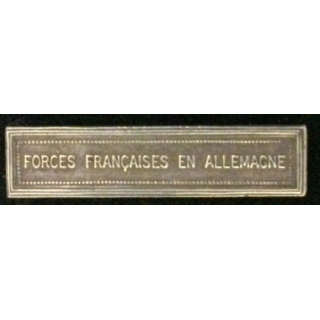 BARRETTE "FORCES FRANÇAISES EN ALLEMAGNE"