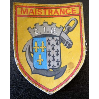 Marine : Insigne tissu du CIN Maistrance 7,5 x 9,5 cm