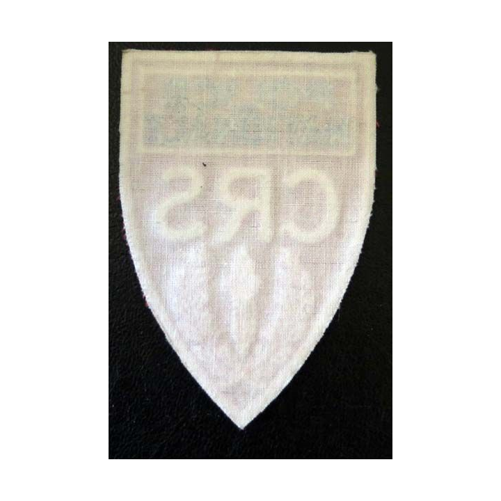 POLICE : Insigne tissu des CRS 6,5 x 9,5 cm