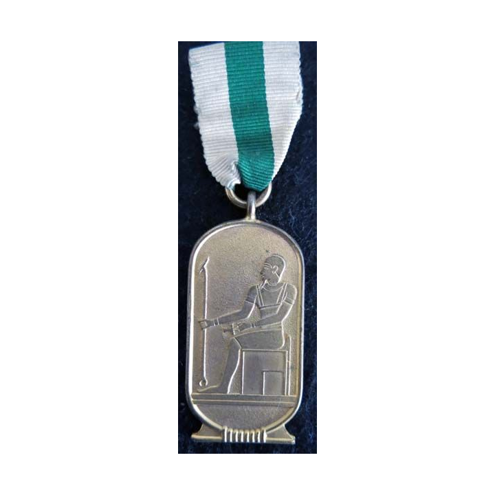 EGYPTE : médaille du centenaire de la Faculté de médecine et congrès de médecine tropicale au Caire 1928 avec ruban