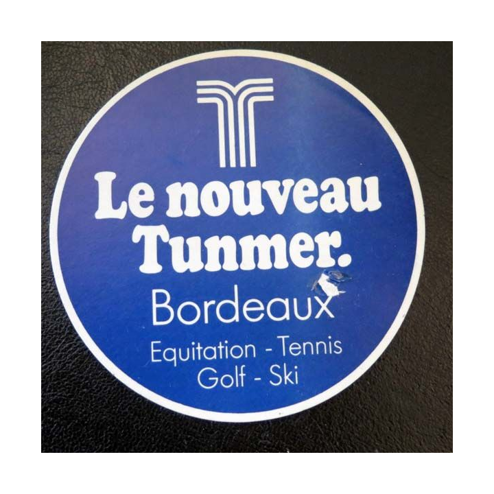 Autocollant Le nouveau Tunmer Bordeaux Equitation Tennis Golf Ski