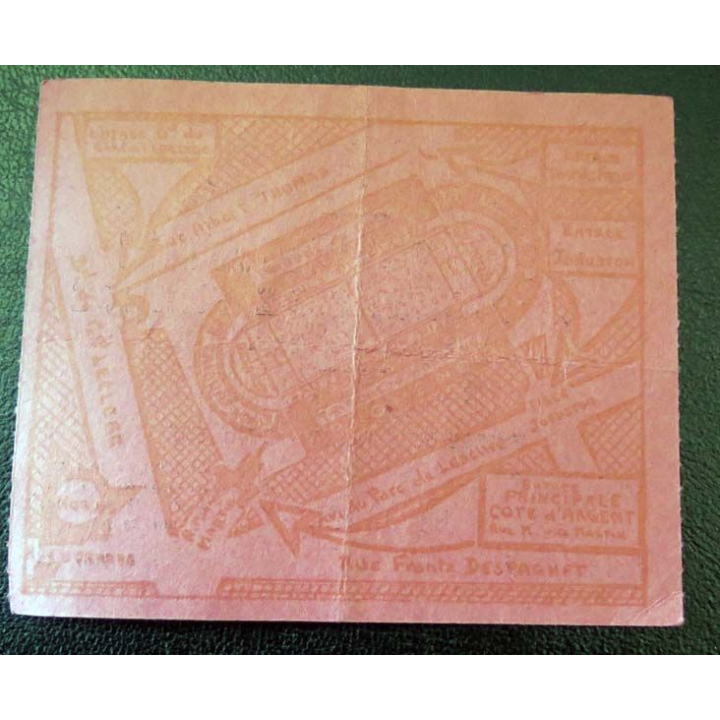 Billet de demi finale de championnat de France Rugby 1° Division 1973