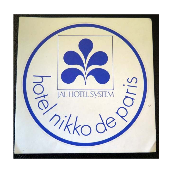 Autocollant Hôtel Nikko de Paris