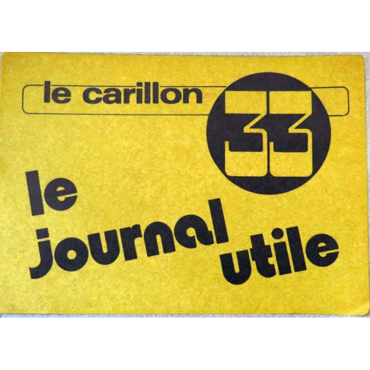 Autocollant Le Carillon 33 Le journal utile