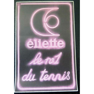 Autocollant Eliette le n°1 du tennis