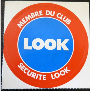 Autocollant Membre du Club Look securité look