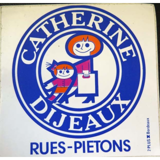 Autocollant Catherine Dijeaux Rues Piétons
