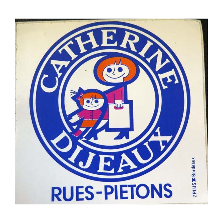 Autocollant Catherine Dijeaux Rues Piétons
