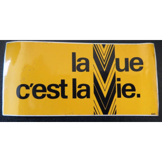 Autocollant La vue c'est la vie