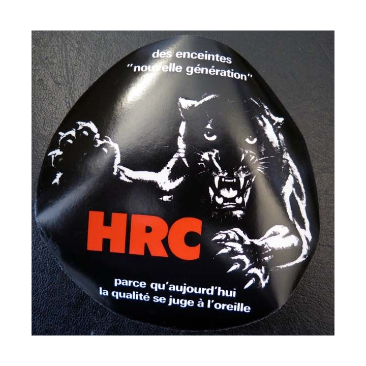 Autocollant des enceintes nouvelle génération HRC