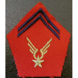 Insigne tissu de col artillerie ALAT cadre