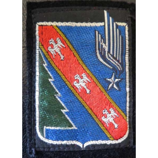 4° DAM : insigne tissu de la 4° division aéromobile 
