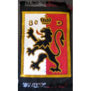  insigne tissu de la 8° division d'infanterie avec chiffre 8° DI 8°DI