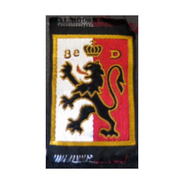  insigne tissu de la 8° division d'infanterie avec chiffre 8° DI 8°DI