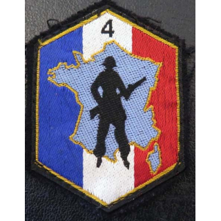 tissu de la 4° région militaire défense opérationnelle du territoire