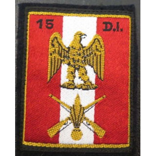 15° DI : insigne tissu de la 15° division d'infanterie