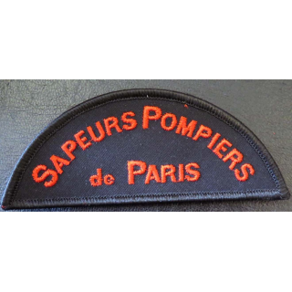 POMPIERS : Insigne tissu des sapeurs pompiers de Paris sur scratch
