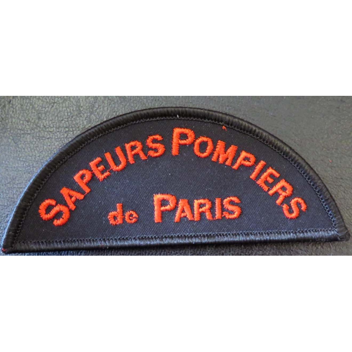 POMPIERS : Insigne tissu des sapeurs pompiers de Paris sur scratch