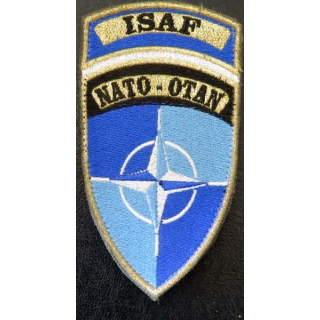 Insigne tissu de l'ISAF NATO OTAN