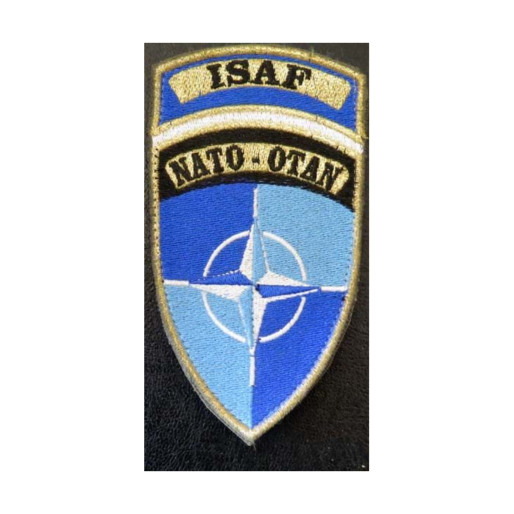 Insigne tissu de l'ISAF NATO OTAN