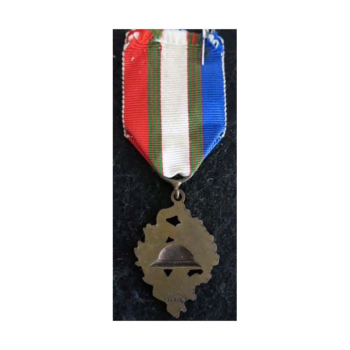 FRANCE : médaille de l'Union Nationale des Combattants UNC en bronze