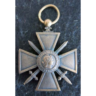 FRANCE : croix de guerre 1914-1915 en bronze sans ruban
