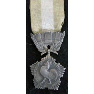 FRANCE : médaille d'honneur des collectivités locales argent (222)