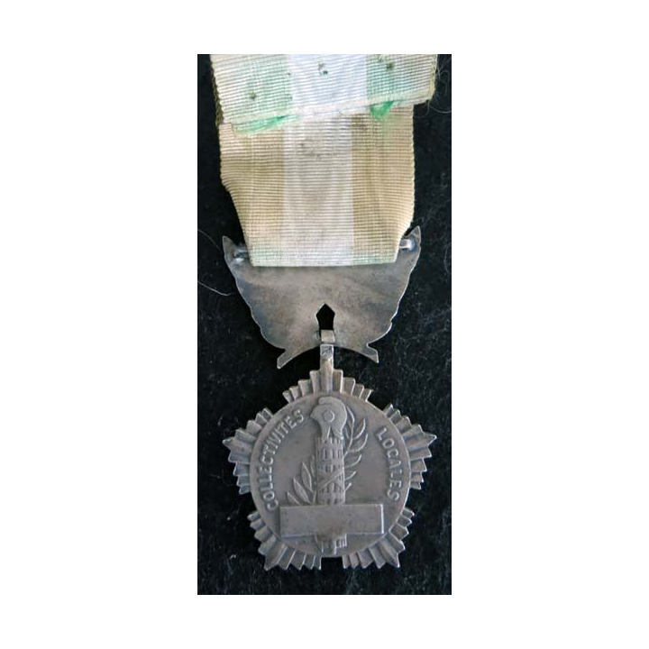 FRANCE : médaille d'honneur des collectivités locales argent (222)
