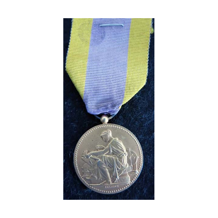 FRANCE : médaille de la société industrielle de Rouen en vermeil (222)