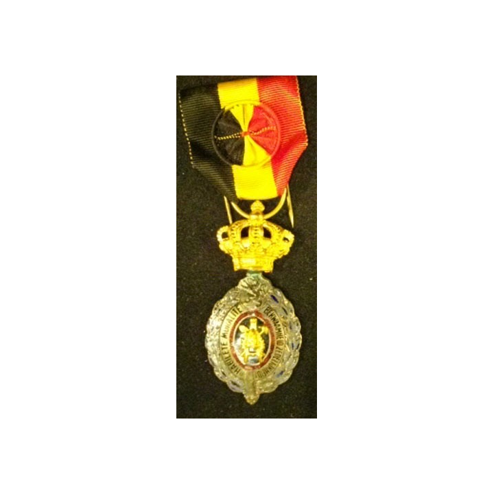 BELGIQUE : MÉDAILLE DU TRAVAIL 1°CLASSE