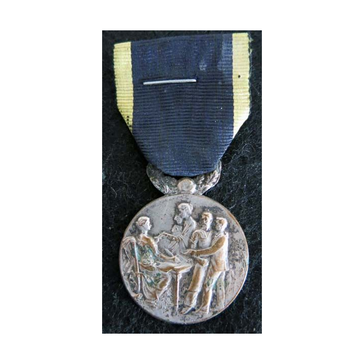 FRANCE : Médaille de la mutualité Nozal en bronze argenté (222)