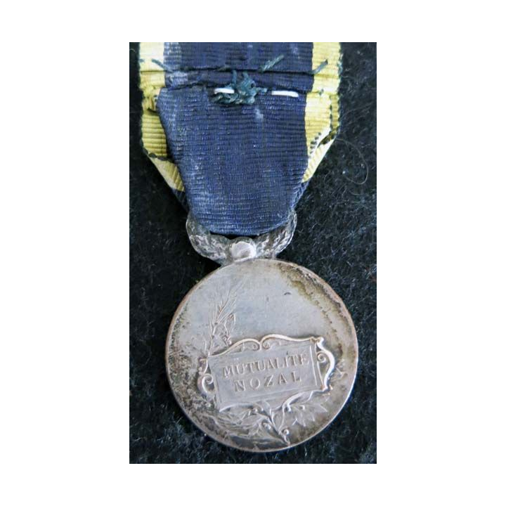 FRANCE : Médaille de la mutualité Nozal en bronze argenté (222)