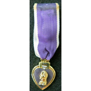 USA : Médaille miniature de la Purple Heart (4407)