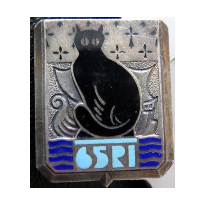 65° RI : 65° RÉGIMENT D'INFANTERIE ÉCU (Drago Béranger) ÉMAIL