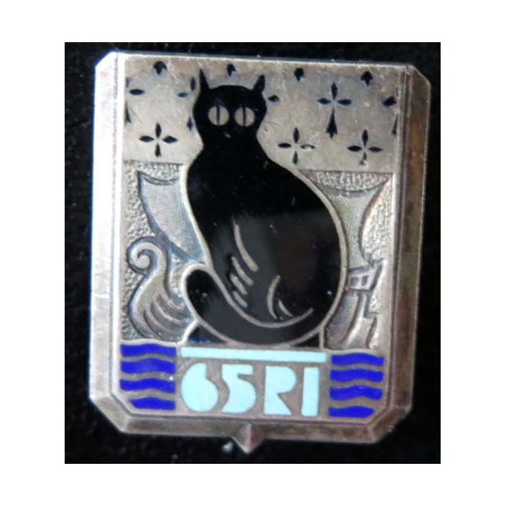 65° RI : 65° RÉGIMENT D'INFANTERIE ÉCU (Drago Béranger) ÉMAIL