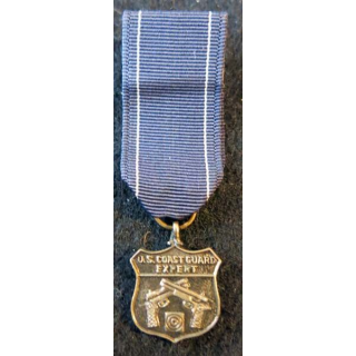 USA : Médaille miniature Pistol Marksmanship Ribbon pour l'U.S. Coast Guard  (4473)