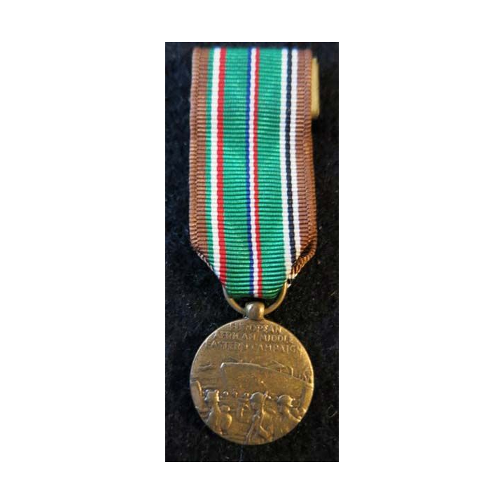 USA : Médaille miniature European-African-Middle Eastern Campaign Medal 1941-1945 (4444)