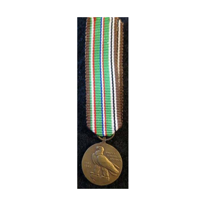 USA : Médaille miniature European-African-Middle Eastern Campaign Medal 1941-1945 (4441)