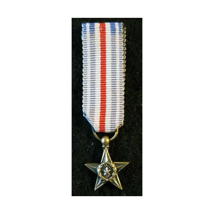 USA : Médaille miniature Silver Star (Étoile d'Argent) (4391)