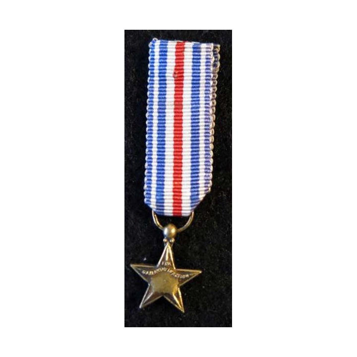 USA : Médaille miniature Silver Star (Étoile d'Argent) (4391)