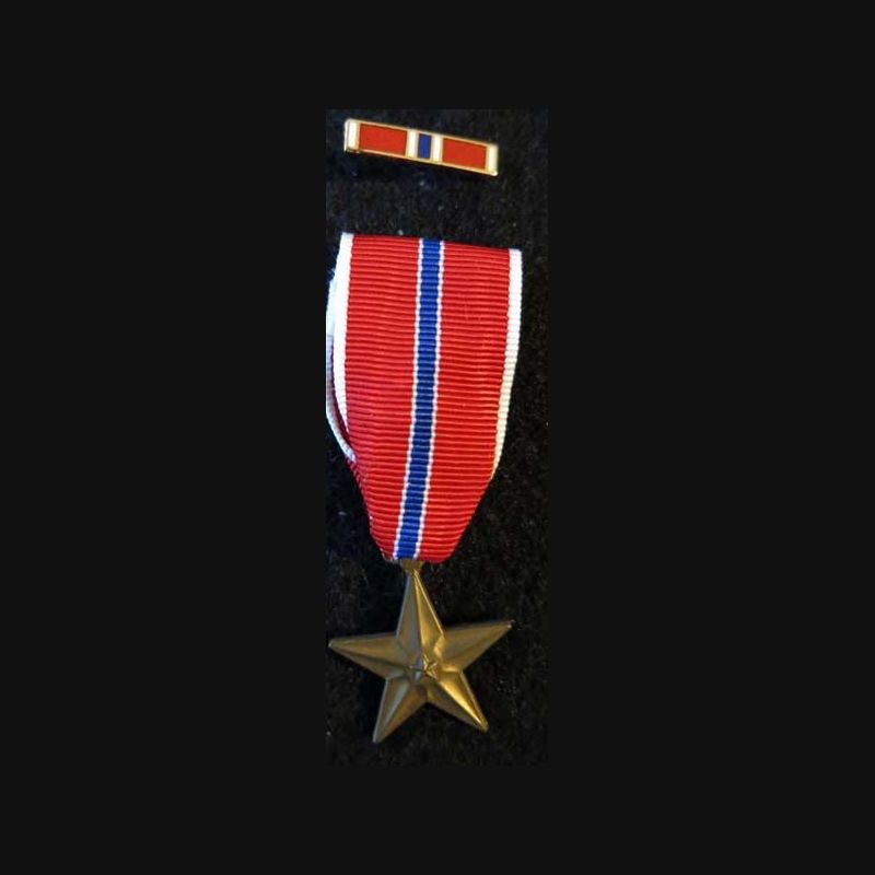 Médaille miniature Bronze Star Medal (étoile de bronze) épingle