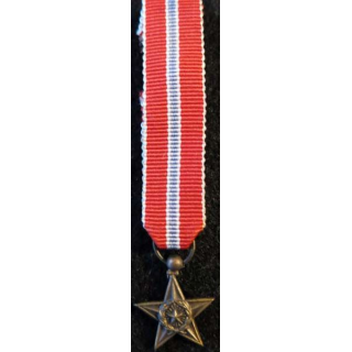 USA : Médaille miniature de la Bronze Star Medal (Médaille de l'étoile de bronze)  (4402)