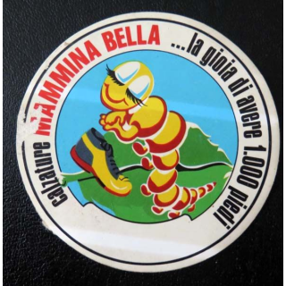 Autocollant Calzature Mammina Bella la gioiadi avere 1000 piedi