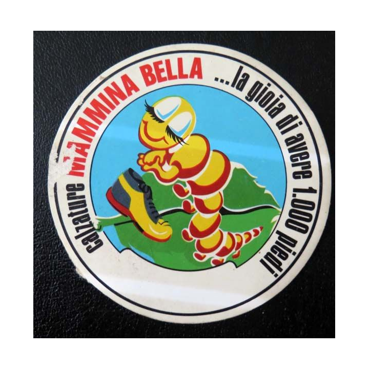 Autocollant Calzature Mammina Bella la gioiadi avere 1000 piedi