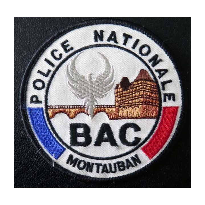 POLICE : Insigne tissu de la police nationale BAC de Montauban