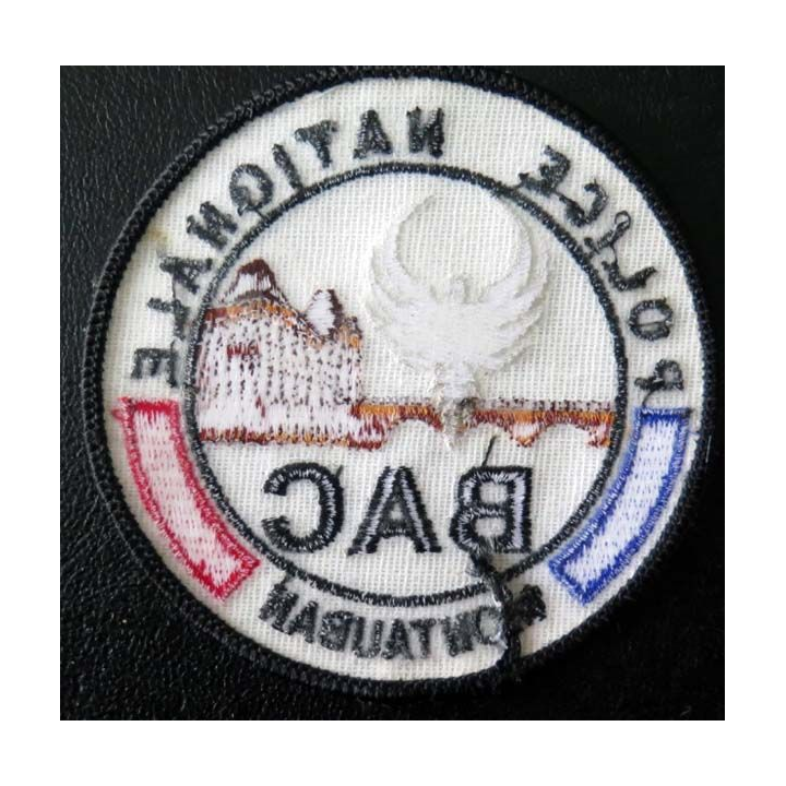 POLICE : Insigne tissu de la police nationale BAC de Montauban
