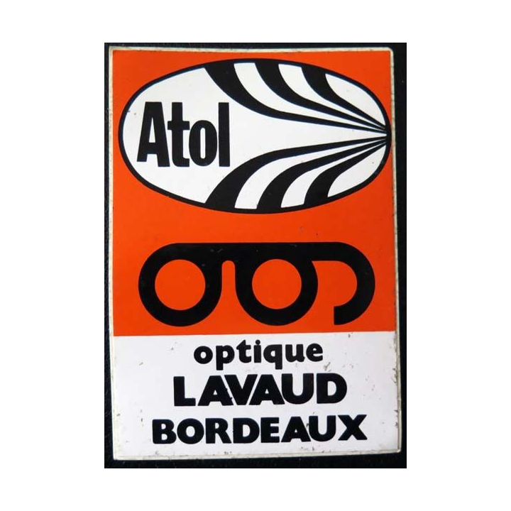 Autocollant Atol Optique Lavaud Bordeaux