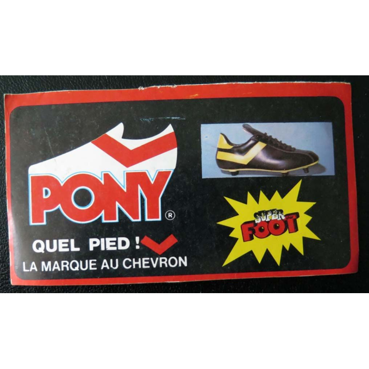 Autocollant Pony la marque au chevron